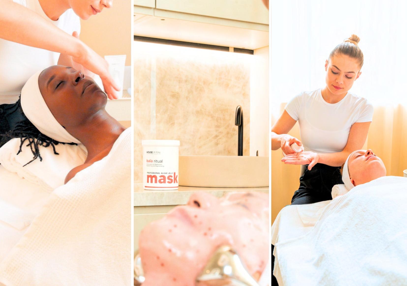 Soins esthétiques professionnels avec produits House of Peau et Italwax
